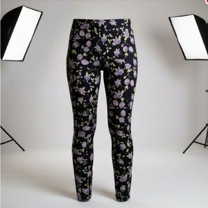 LuLaRoe Rosebud Geometric Floral Patterned Leggings